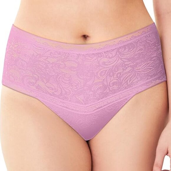 Maidenform High Waist Lace Thong Size 8 Lilac Petal DMTSTG - Picture 1 of 1